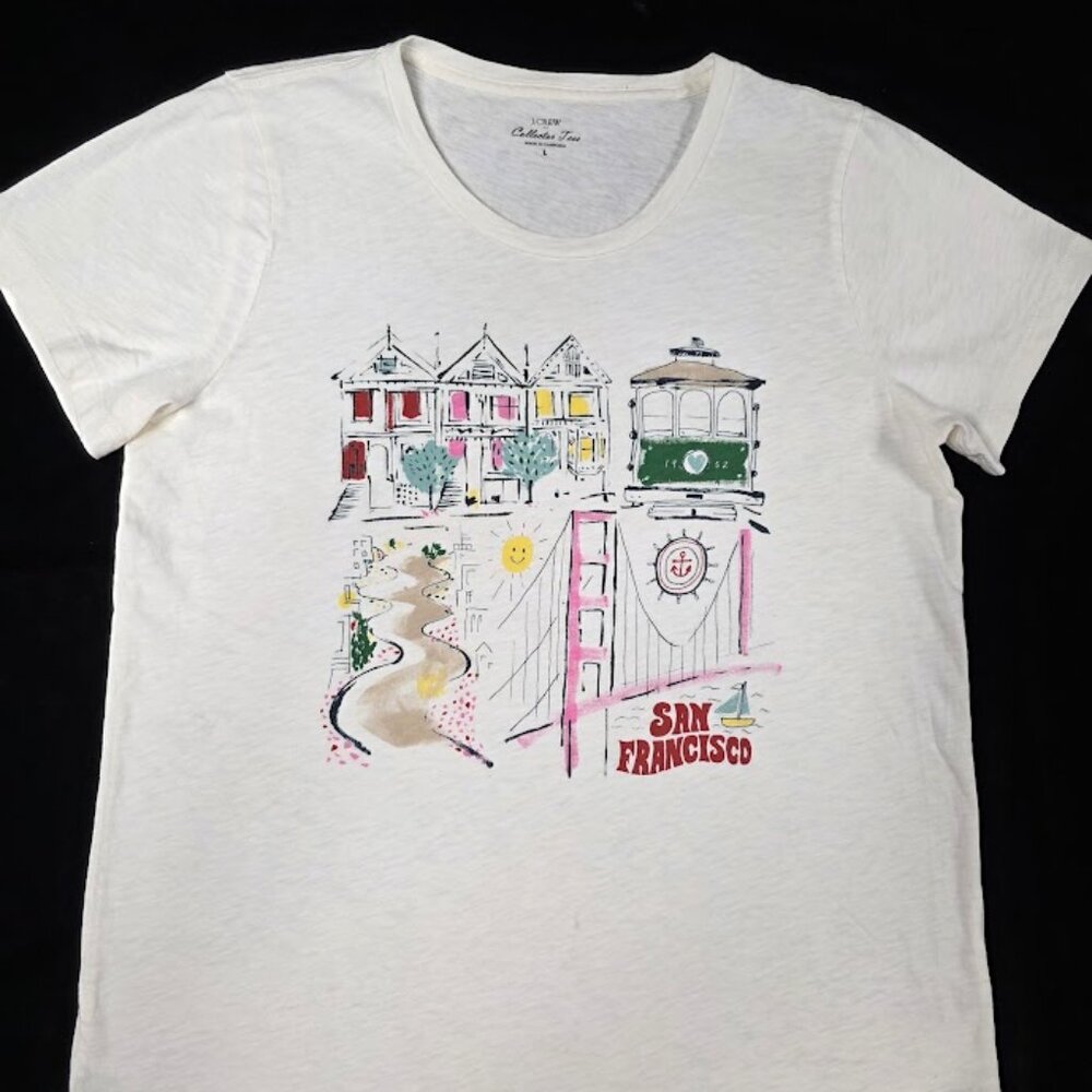 J. Crew Collector Tee San Francisco L